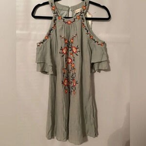 NWT Altar’d State Floral Embroidered Dress